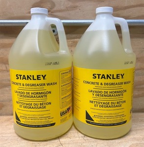 lot 57 image: Stanley Concrete & Degreaser Wash lot of 2