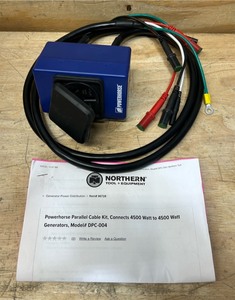 lot 124 image: Powerhorse Parallel Cable Kit, Connects 4500 Watt to 4500 Watt Generators, Model# DPC-004