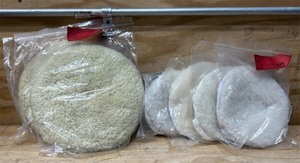 lot 133 image: Wool Polishing Bonnet lot of 6