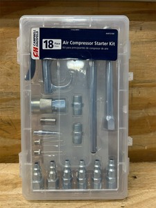 lot 161 image: Campbell HAUSFELD Air Compressor Starter Kit 18pc