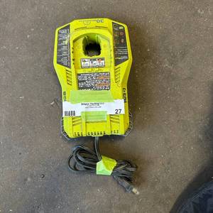 lot 27 image: Ryobi ONE Charger
