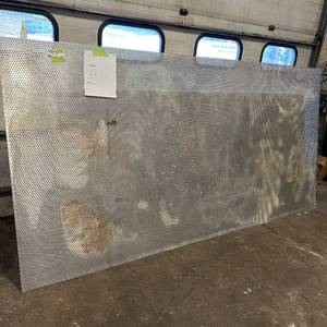 lot 154 image: Sheet of metal apear to be Aluminum