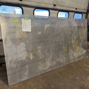 lot 155 image: Sheet of metal apear to be Aluminum