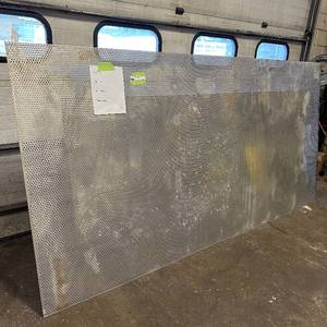 lot 156 image: Sheet of metal apear to be Aluminum