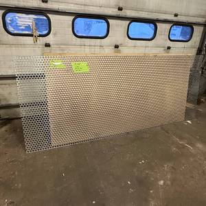 lot 165 image: Sheet of metal apear to be Aluminum