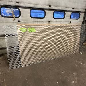 lot 166 image: Sheet of metal apear to be Aluminum