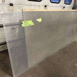 lot 168 image: Sheet of metal apear to be Aluminum