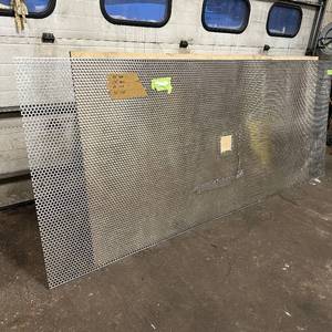 lot 169 image: Sheet of metal apear to be Aluminum