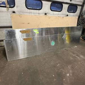 lot 170 image: Sheets of metal apear to be Aluminum