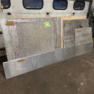 lot 171 image: Sheets of metal apear to be Aluminum