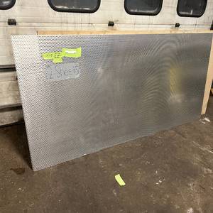 lot 185 image: 2 Sheets of metal apear to be Aluminum