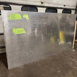 lot 191 image: 2 Sheets of metal apear to be Aluminum