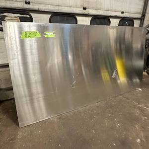 lot 194 image: Sheet of metal apear to be Aluminum