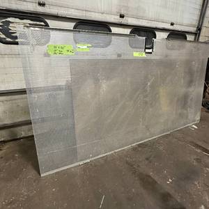 lot 197 image: Sheet of metal apear to be Aluminum