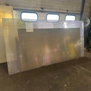 lot 198 image: Sheet of metal apear to be Aluminum
