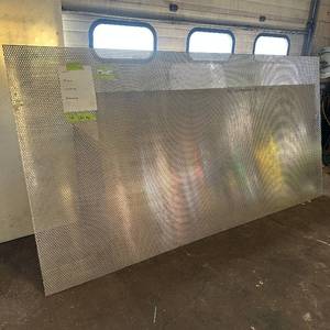 lot 199 image: Sheet of metal apear to be Aluminum