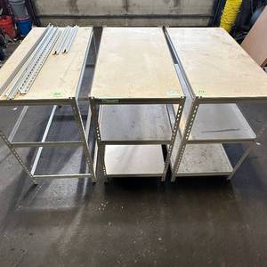 lot 219 image: Metal Shelves