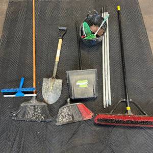 lot 230 image: Shovels and Brooms