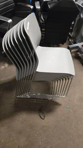 lot 146 image: Stack of 8 Chairs