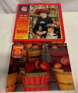 lot 5 image: MM. 2x 1,000 Piece Puzzles