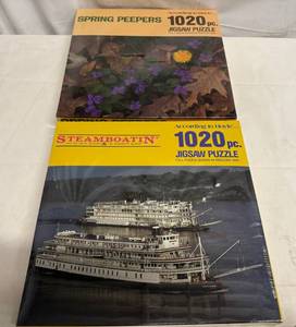 lot 6 image: MM. 2x 1,000 Piece Puzzles