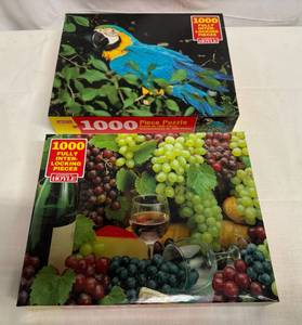lot 7 image: MM. 2x 1,000 Piece Puzzles