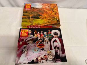 lot 9 image: MM. 2x 1,000 Piece Puzzles