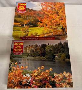 lot 11 image: MM. 2x 1,000 Piece Puzzles