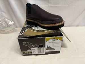 lot 31 image: Size 8W Georgia Boots-Steel Shank