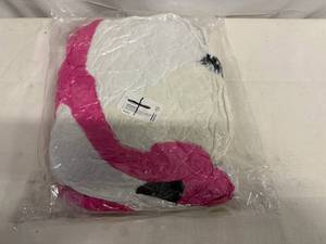 lot 38 image: Flamingo Stuff Pillow Large Life Like Ultra Soft 37.4