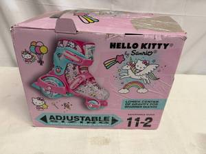 lot 42 image: Hello Kitty Adjustable Roller Skates Size 11-2