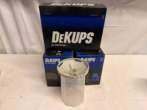 lot 47 image: 3x DeKups Reusable Sleeves & Lids