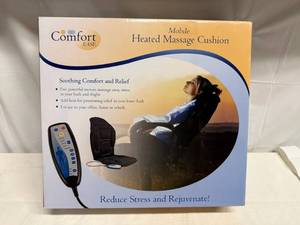 lot 63 image: Mobile Heated Massage Cushion