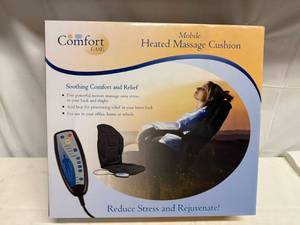 lot 64 image: Mobile Heated Massage Cushion