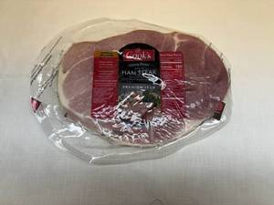 lot 233 image: K. 3x Cooks Hickory Smoked Ham Steak, Premium Lean-112025