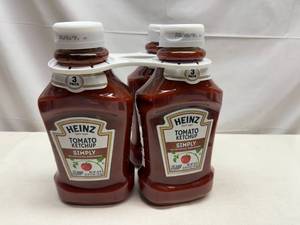 lot 356 image: 3x 44oz Heinz Tomato Ketchup