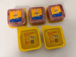 lot 145 image: J. 5x 16oz Oscar Mayer Lean Ham-Honey