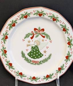 Pair of Porsgrund Christmas Plates 1992 and 1993