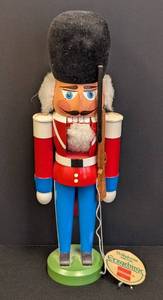 lot 60 image: Erzgebirge Wooden Nutcracker Guard