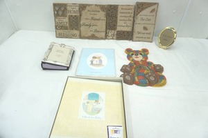 lot 41 image: Photo Album, Baby Book (never used) and other decor
