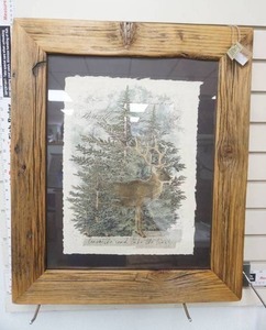 lot 117 image: Take the Trails Paper Print by Ramsey Family. Wood Frame, matted, with glass