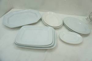 lot 197 image: Collection of Vintage Ironstone Serving Dishes