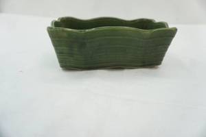 lot 203 image: McCoy Green Planter , 3 tall