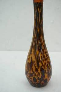 lot 243 image: Julie Puro Tortoiseshell Carafe 10.5 tall