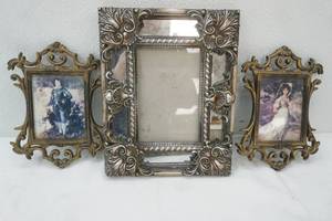 lot 253 image: Vintage Ornate Picture Frames (3ct)