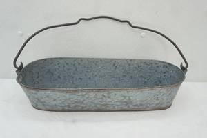 lot 339 image: Galvanized Metal Flower Box