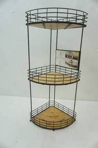 lot 343 image: Interior Bath 3 Tier Spa Tower with Bamboo Shelf. NWT