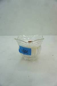 lot 355 image: Vintage Crystal Dish Candle Lilac