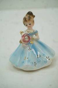 lot 385 image: Vintage Josef Originals April Birthstone Figurine