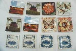lot 398 image: Glass Coasters